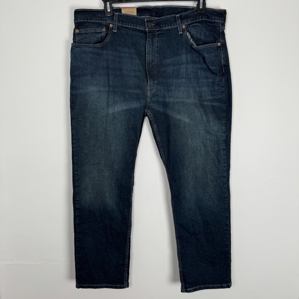Levis 559 Relaxed Straight Jeans Mens 40x30 Dark Wash Indigo Stretch 005590457